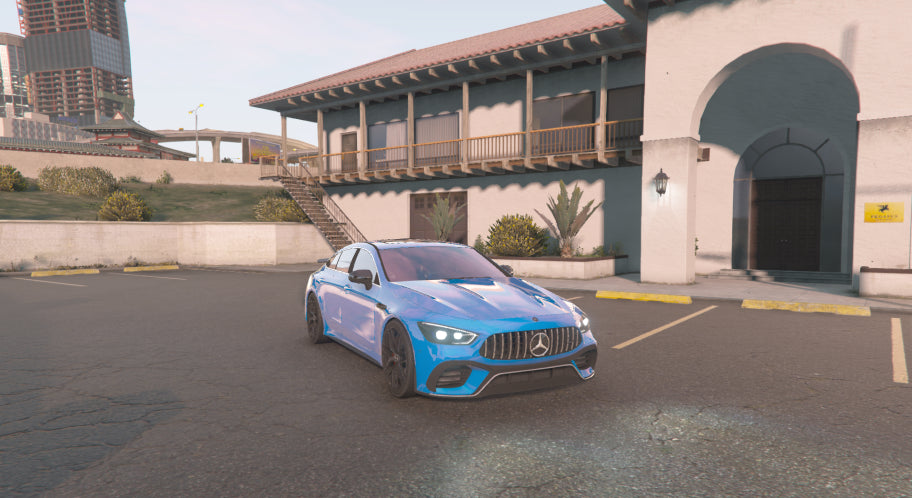 Mercedes-AMG GT 4-Door Coupe. nevienetinis automobilis