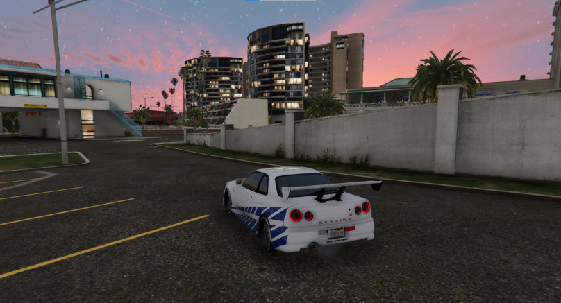 Nissan Skyline GT-R (R34). nevienetinis automobilis