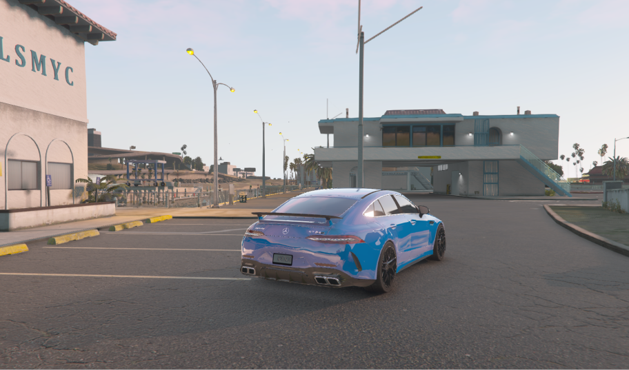 Mercedes-AMG GT 4-Door Coupe. nevienetinis automobilis