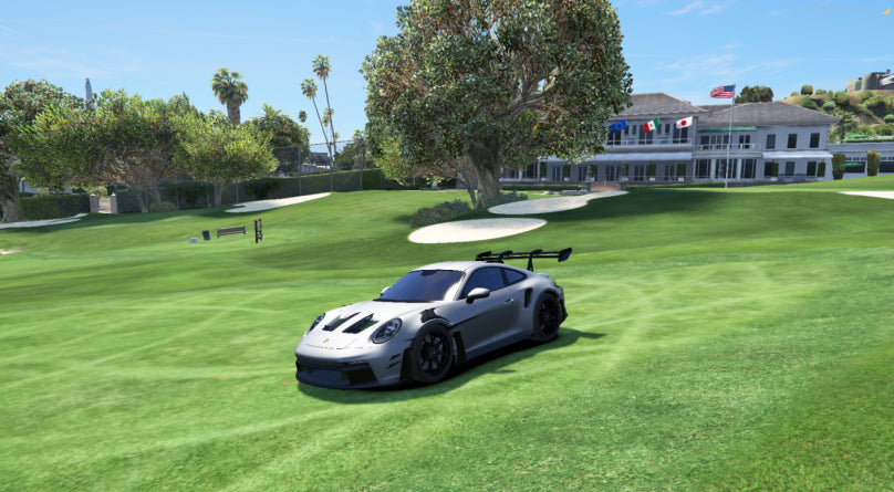 PORSHE BARBIE vienetinis automobilis