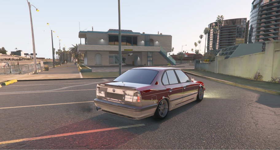 BMW 5 serijos (E34) sedanas. vienetinis automobilis