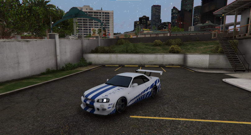 Nissan Skyline GT-R (R34). nevienetinis automobilis