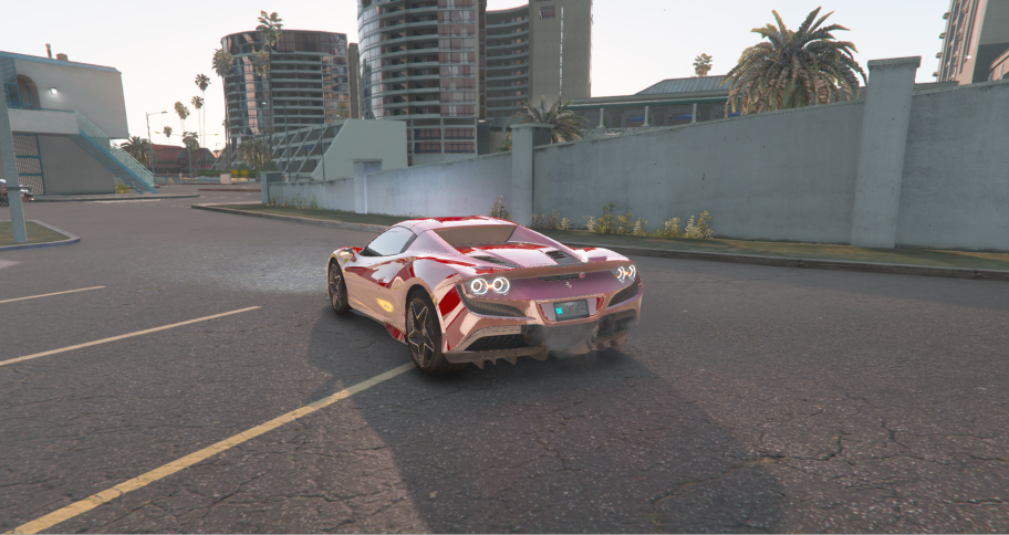 Ferrari F8 Tributo. vienetinis automobilis
